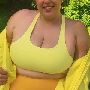 girlfriend collective lemon paloma bra size M